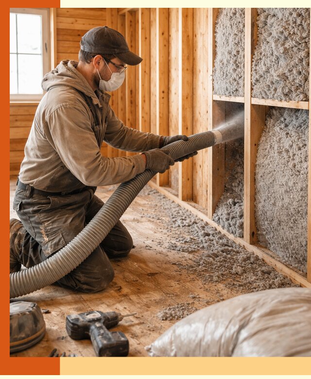 Утепление дачного дома эковатой в Наро-Фоминске — быстро и надёжно