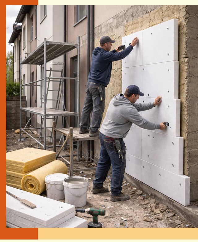 Утепление таунхауса с гарантией комфорта в Наро-Фоминске