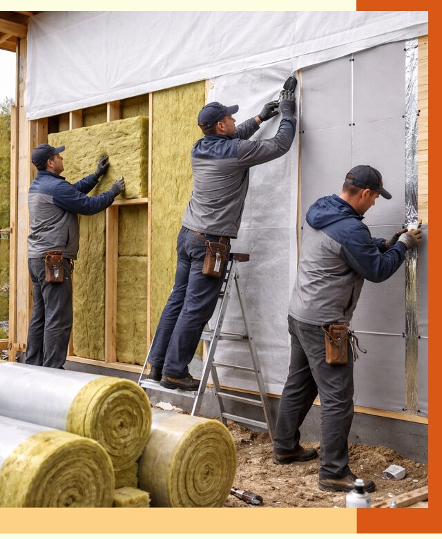 Утепление каркасного дома в Наро-Фоминске от 4303 руб./м2 — профессионально | ТепломастерНр-