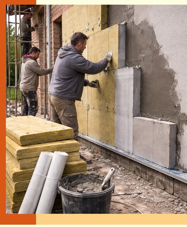 Утепление кирпичного дома под ключ в Наро-Фоминске