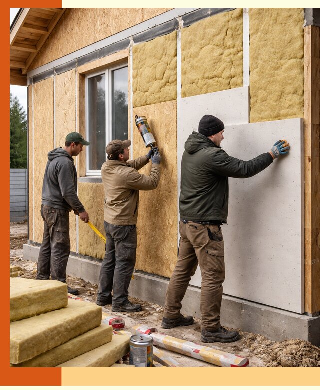 Профессиональное утепление дома из SIP-панелей в Наро-Фоминске