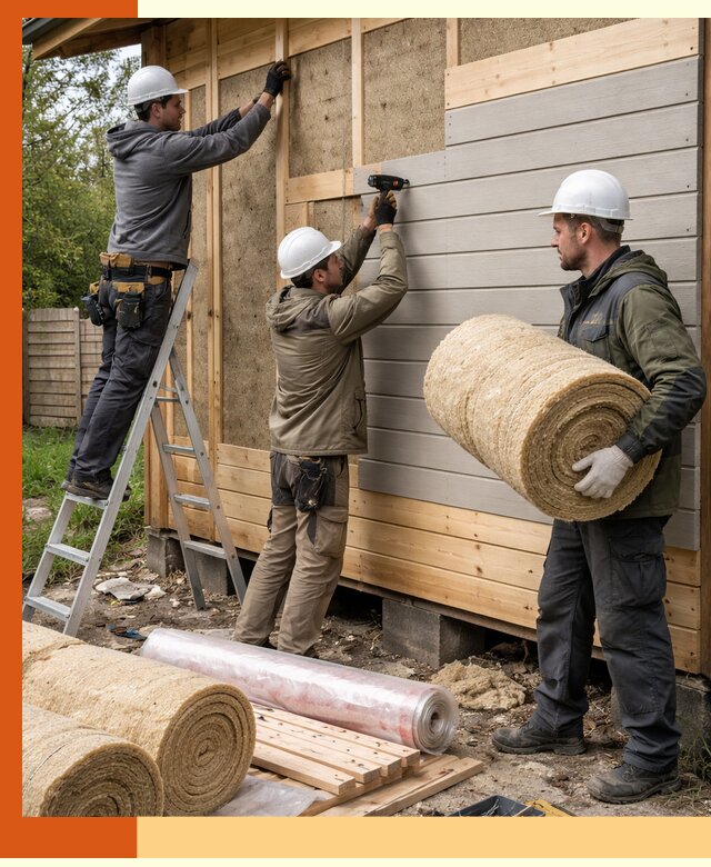 Утепление бани снаружи в Наро-Фоминске профессионально и надежно
