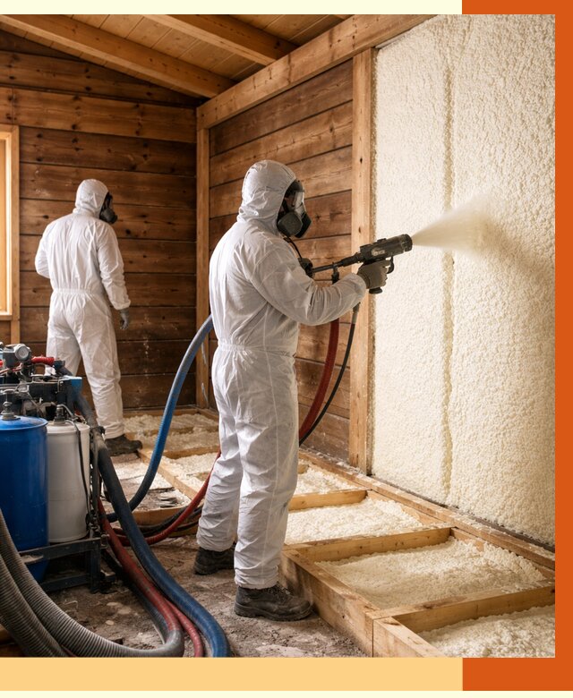 Утепление бани ппу в Наро-Фоминске под ключ от 4303 руб./м2 | ТепломастерНр- - напыление и монтаж ппу