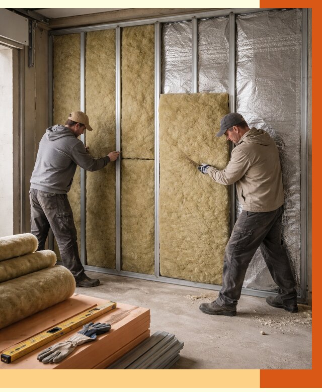 Утепление гаража изнутри в Наро-Фоминске от 7684 руб/м2 — работы и цена | ТепломастерНр-