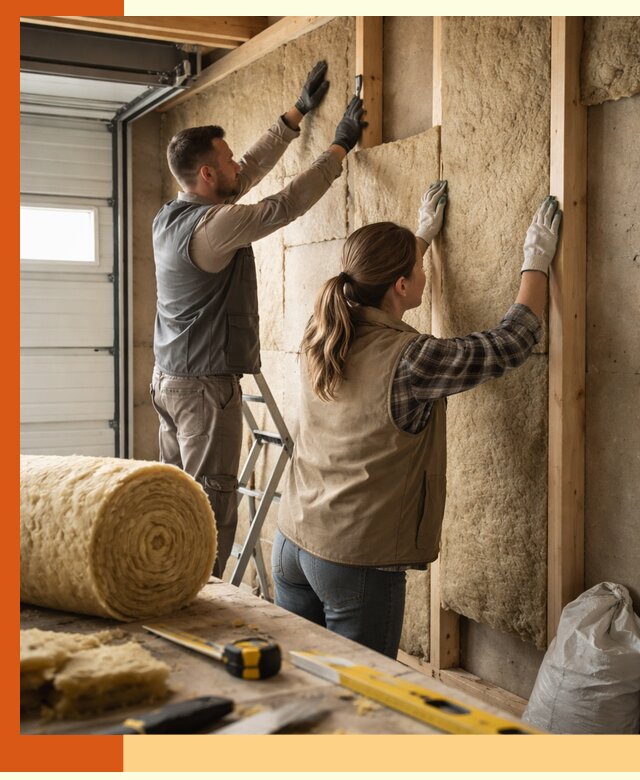Утепление гаража изнутри в Наро-Фоминске: быстро и надежно