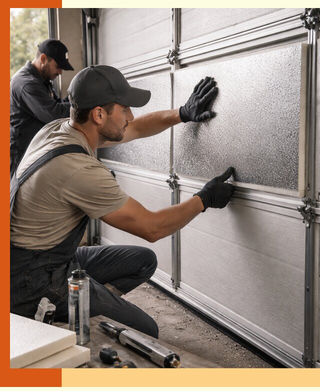 Утепление гаражных ворот в Наро-Фоминске качественно и надежно