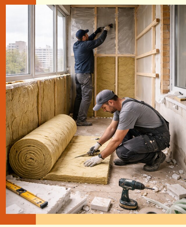 Утепление балкона под ключ в Наро-Фоминске качественно и быстро