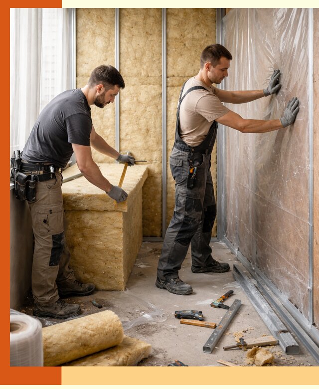 Профессиональное утепление лоджии в Наро-Фоминске эффективно и надежно