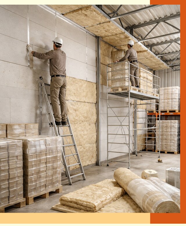 Утепление склада готовой продукции в Наро-Фоминске от 1998 руб./м2 — комплексно | ТепломастерНр-