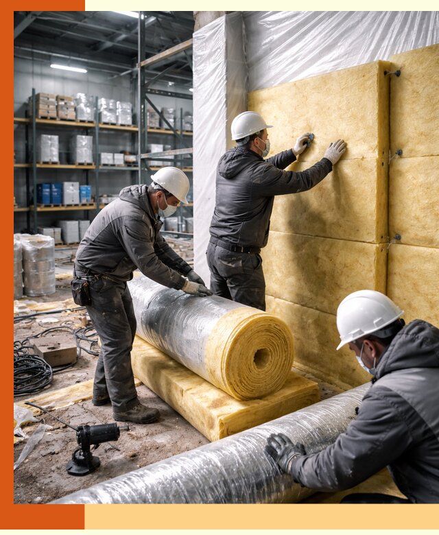 Утепление склада химсырья в Наро-Фоминске: безопасная и эффективная изоляция