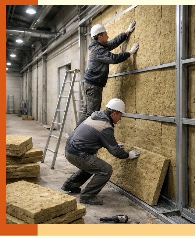 Утепление цеха под ключ в Наро-Фоминске с гарантией качества