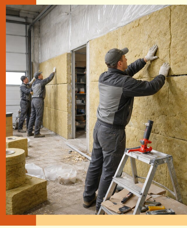 Утепление автосервиса и мастерских в Наро-Фоминске качественно и надёжно