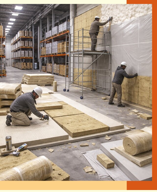 Утепление складского терминала в Наро-Фоминске от 7684 руб./м² под ключ | ТепломастерНр-