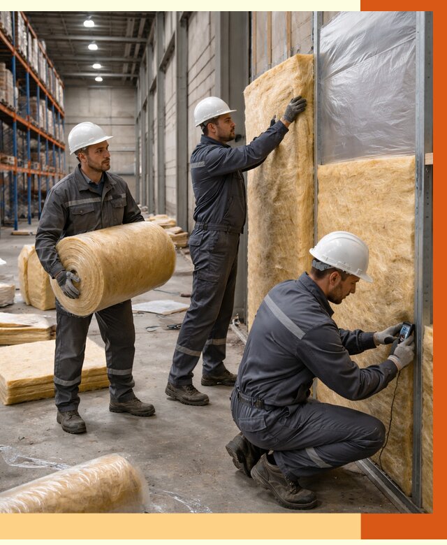 Утепление логистического центра в Наро-Фоминске от 4610 руб/м² под ключ | ТепломастерНр-