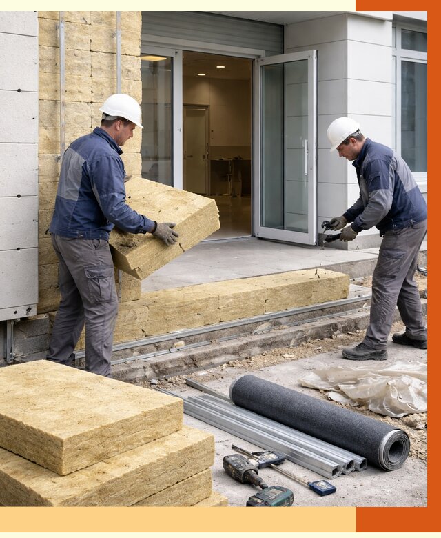 Утепление медицинского центра в Наро-Фоминске под ключ от 12806 руб./м² | ТепломастерНр-