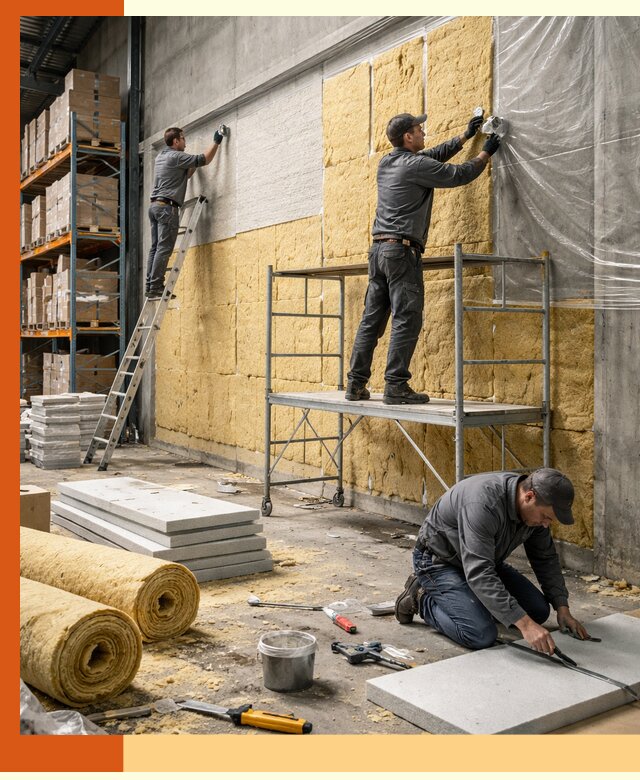 Утепление холодного склада под ключ в Наро-Фоминске