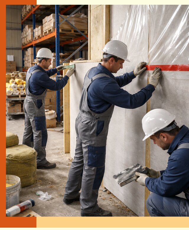 Утепление теплого склада под ключ в Наро-Фоминске