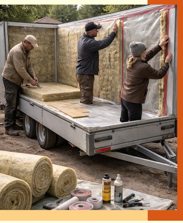 Утепление прицепа в Наро-Фоминске под ключ от 12806 руб. — комплекс от ТепломастерНр-