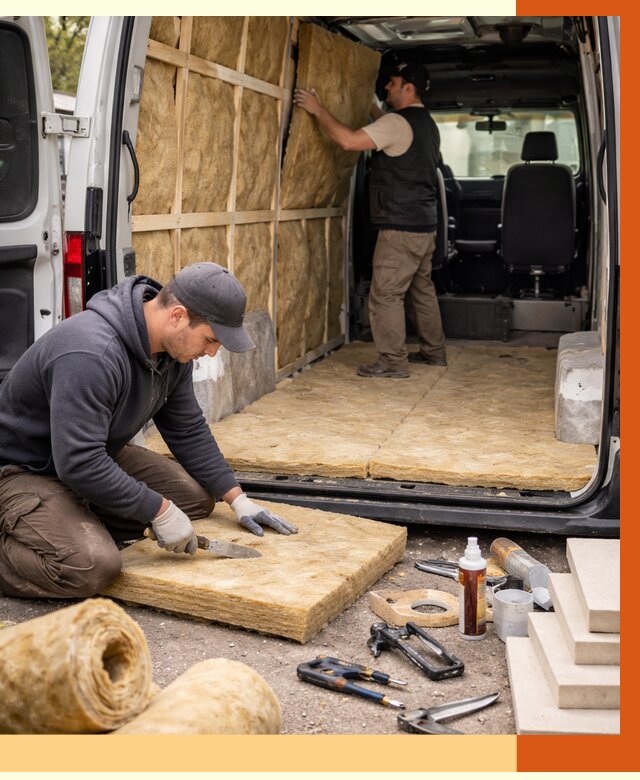 Утепление кемпера в Наро-Фоминске под ключ от 12294 руб. — профессионально | ТепломастерНр-