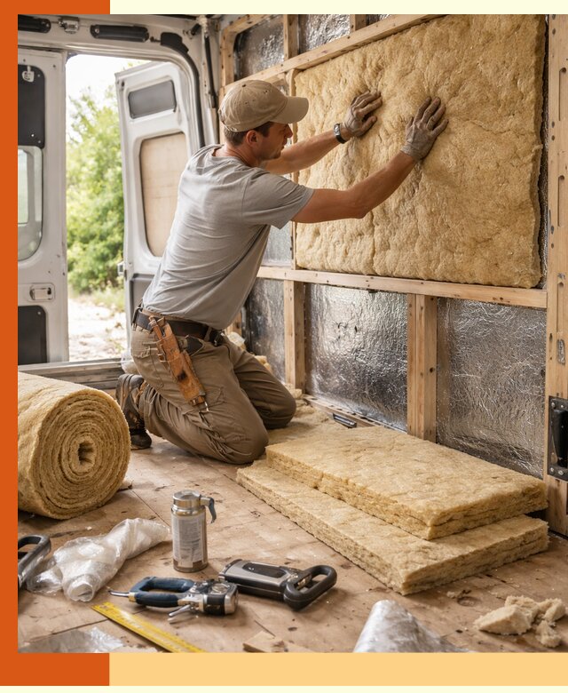 Утепление кемпера под ключ в Наро-Фоминске с гарантией качества