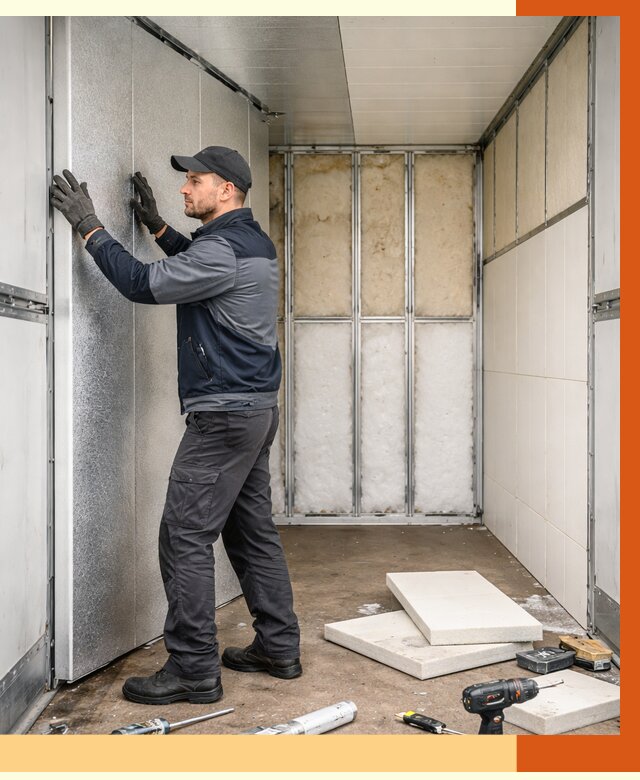 Утепление холодильного кузова в Наро-Фоминске от 13831 руб. под ключ | ТепломастерНр-