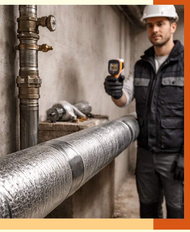 Утепление труб водоснабжения в Наро-Фоминске от 8708 руб. за м² — услуги ТепломастерНр-