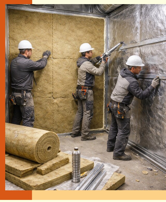 Утепление венткамеры в Наро-Фоминске — качественная теплоизоляция и шумопоглощение