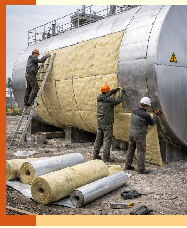 Утепление резервуаров с топливом в Наро-Фоминске надежно и экономично