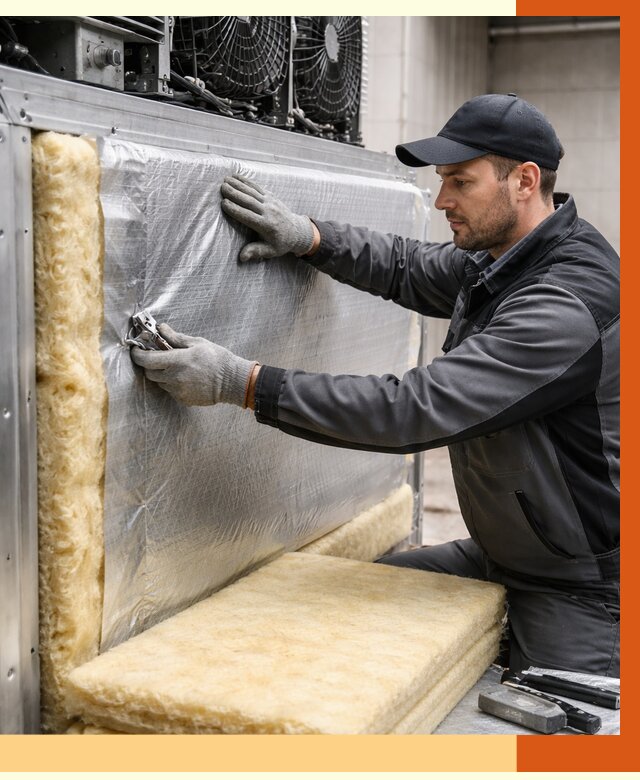 Утепление холодильного агрегата в Наро-Фоминске от 8708 руб. под ключ | ТепломастерНр-