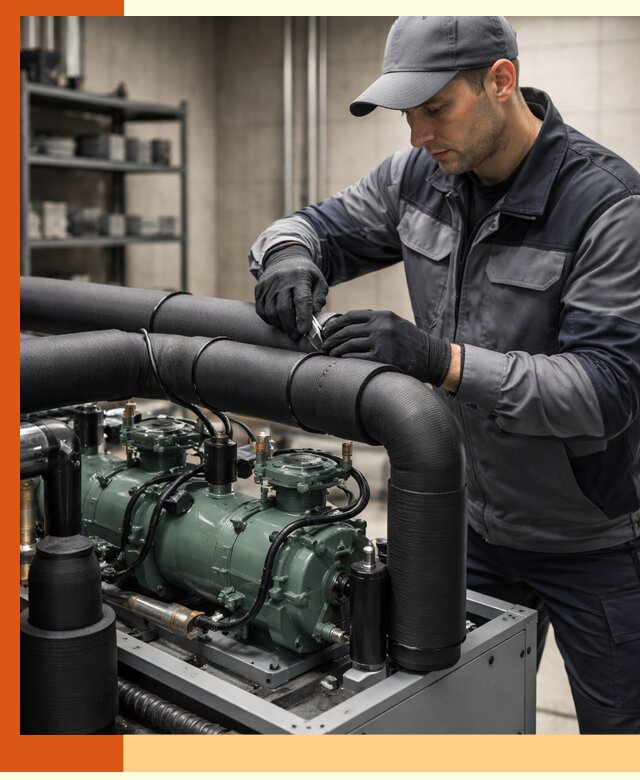 Утепление холодильного агрегата и теплоизоляция в Наро-Фоминске