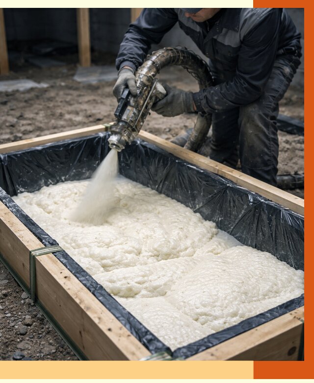 Заливка ППУ в формы в Наро-Фоминске от 2561 руб. — утепление форм под ключ | ТепломастерНр-