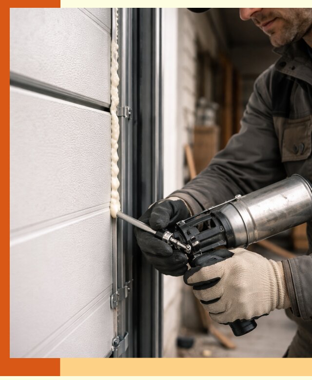 Заполнение пустот ворот в Наро-Фоминске профессионально и герметично