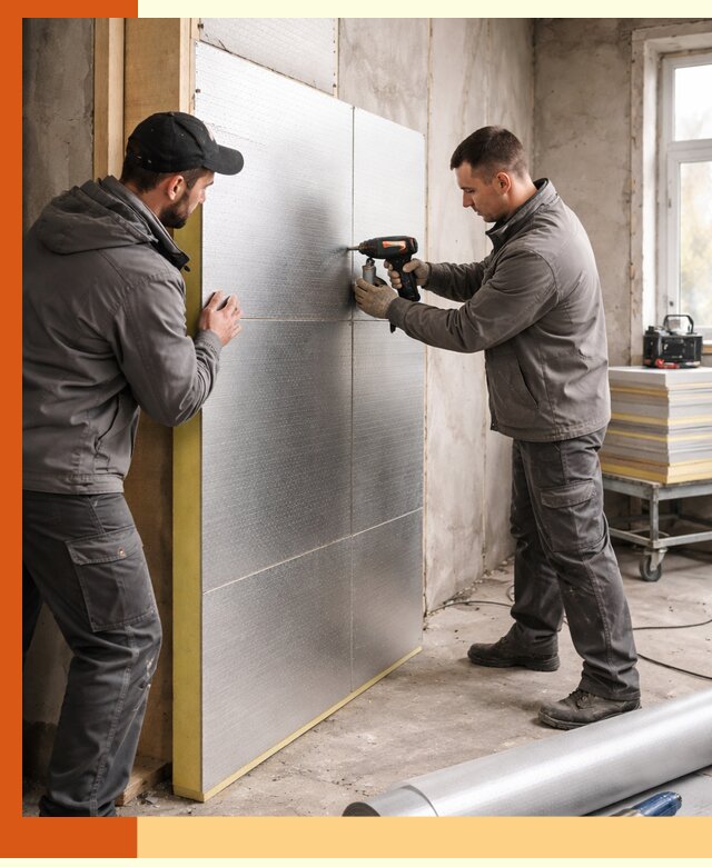 Утепление PIR панелями домов и зданий в Наро-Фоминске