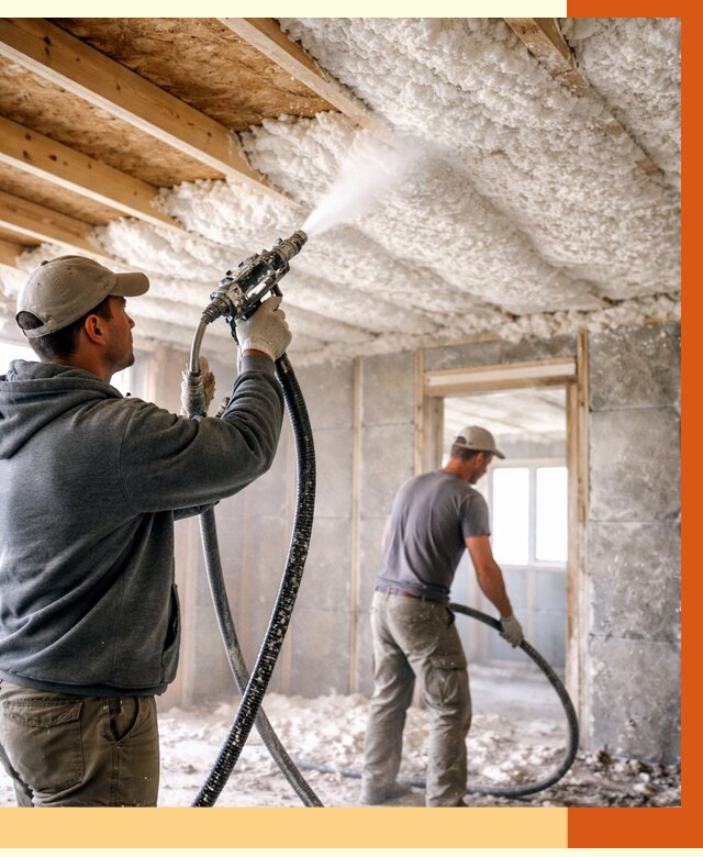 Утепление пеноизолом в Наро-Фоминске от 1639 руб./м2 под ключ | ТепломастерНр-