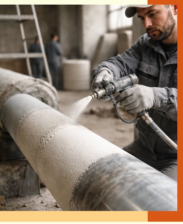 Утепление труб жидкой теплоизоляцией в Наро-Фоминске от 7684 руб. под ключ | ТепломастерНр-