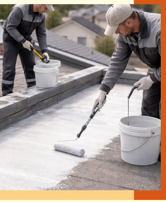 Утепление кровли жидкой теплоизоляцией в Наро-Фоминске от 2203 руб./м2 | ТепломастерНр-