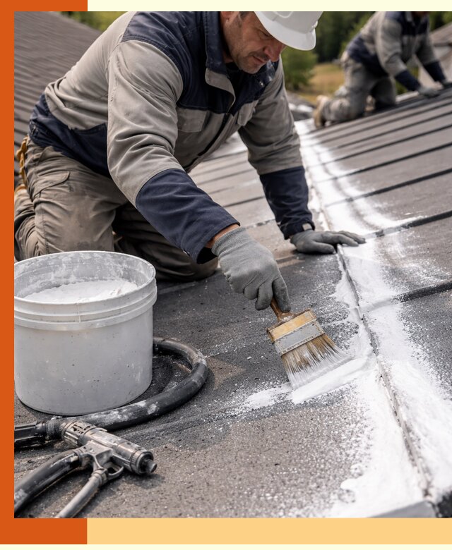 Утепление кровли жидкой теплоизоляцией в Наро-Фоминске