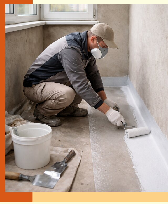 Утепление балкона жидкой теплоизоляцией в Наро-Фоминске