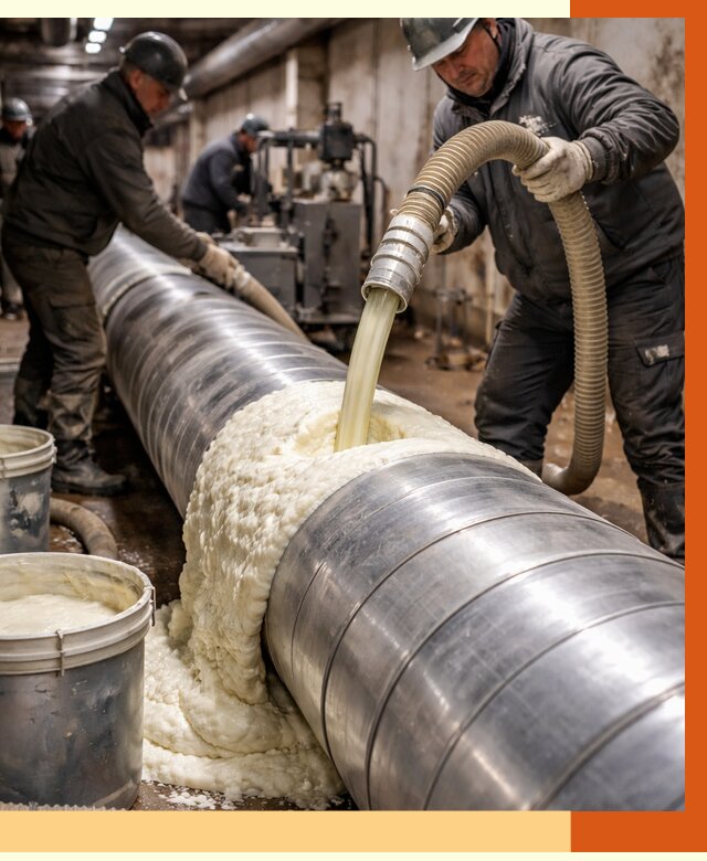 Утепление теплотрассы жидкой теплоизоляцией в Наро-Фоминске от 4303 руб. | ТепломастерНр-