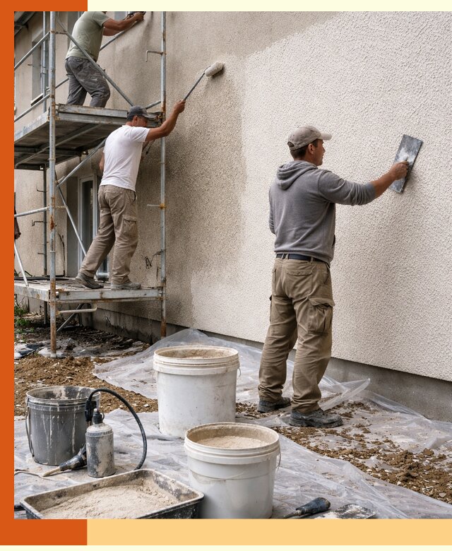 Утепление фасада жидкой пробкой в Наро-Фоминске