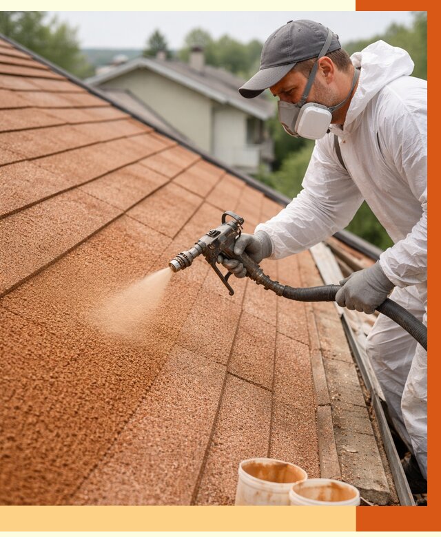 Утепление кровли жидкой пробкой в Наро-Фоминске от 2766 руб./м² под ключ | ТепломастерНр-