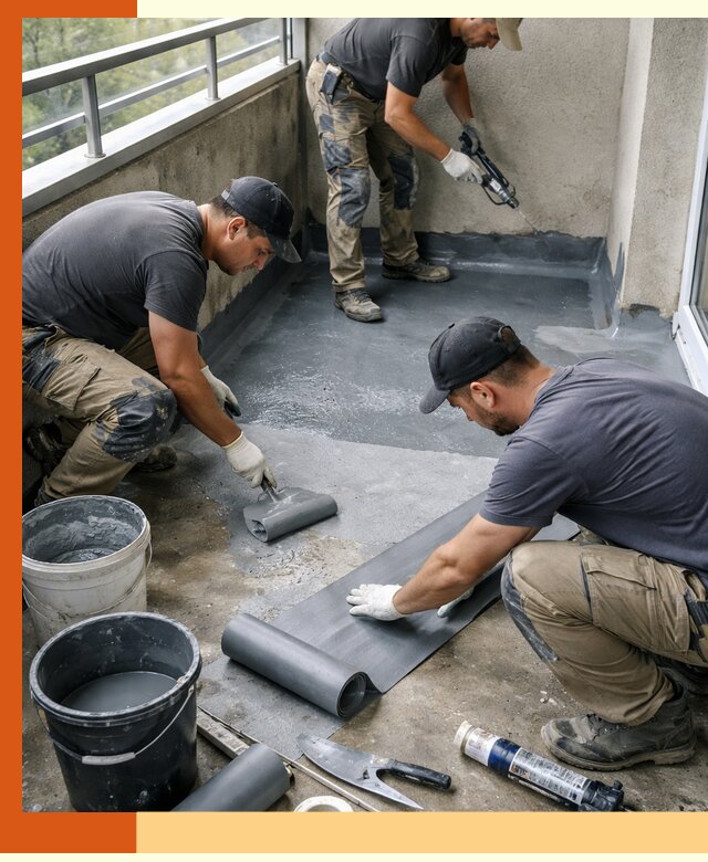 Гидроизоляция балкона в Наро-Фоминске: надежная защита от протечек