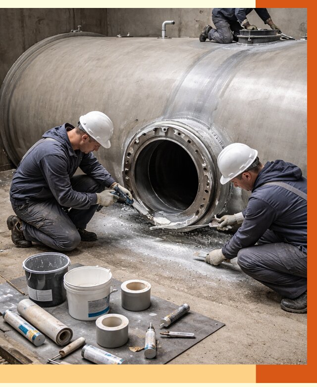 Гидроизоляция резервуара с топливом в Наро-Фоминске от 76838 руб. под ключ | ТепломастерНр-