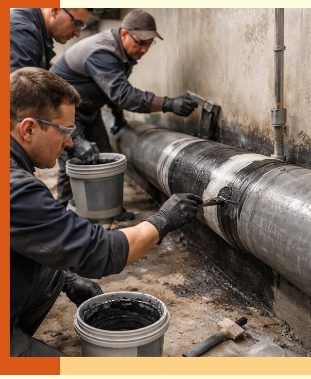 Гидроизоляция труб в Наро-Фоминске — защита и герметизация коммуникаций