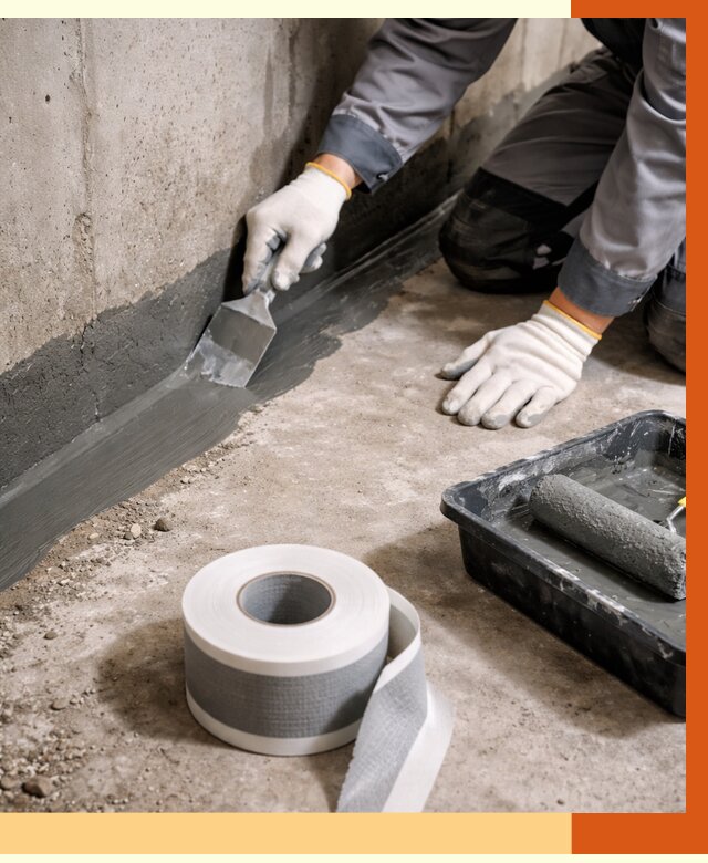 Гидроизоляция швов и герметизация стыков в Наро-Фоминске от 1281 руб. | ТепломастерНр-