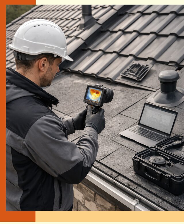 Тепловизионное обследование кровли в Наро-Фоминске для выявления дефектов