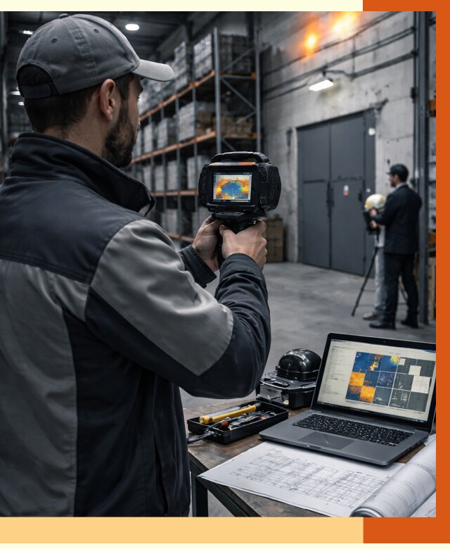 Тепловизионное обследование склада в Наро-Фоминске от 6659 руб. | ТепломастерНр-