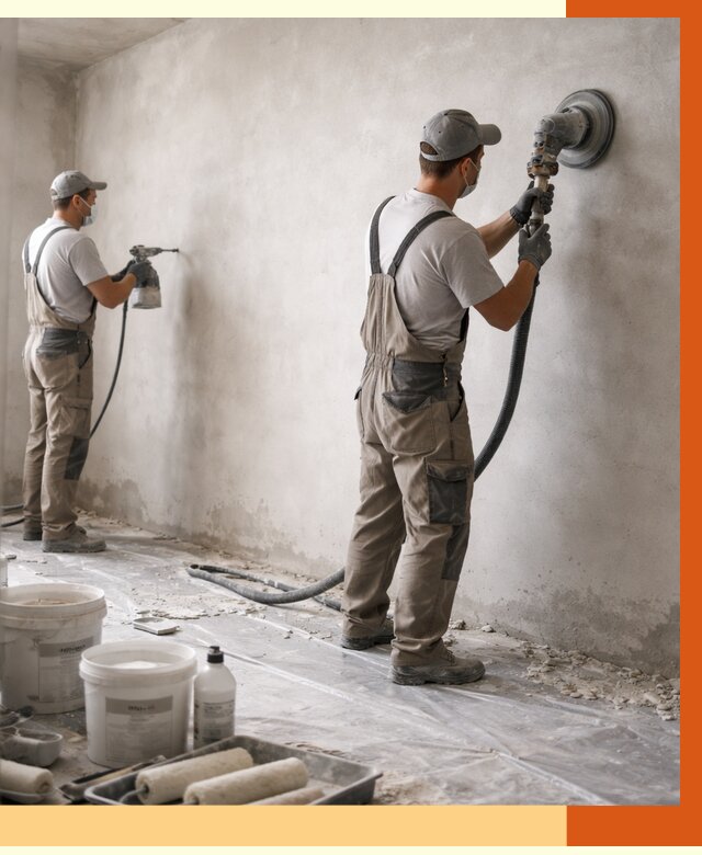 Подготовка поверхности под напыление в Наро-Фоминске от 1229 руб. — ТепломастерНр-