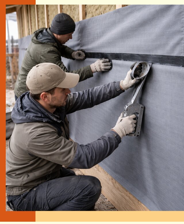 Монтаж ветроизоляции зданий и конструкций в Наро-Фоминске