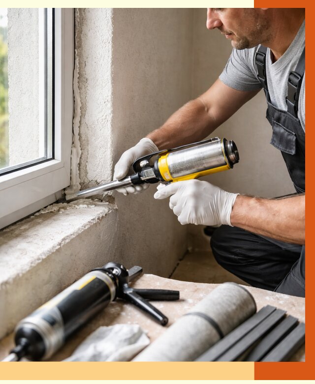 Герметизация стыков и примыканий в Наро-Фоминске от 1229 руб. под ключ | ТепломастерНр-